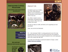 Tablet Screenshot of greyhoundcoffeeroasters.com